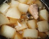 大根と鯖水煮缶の簡単煮物作り方3写真
