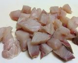 シイラと椎茸の塩レモンバターペンネ作り方2写真