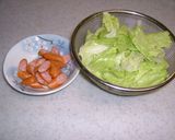 超簡単♪レタス炒め作り方1写真