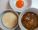 焼きカレー風♪ココットカマン作り方1写真