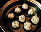 海老と椎茸、はんぺん、紫蘇のフワプリ焼き作り方7写真