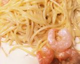 簡単！海老クリームパスタ作り方5写真