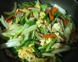 野菜が沢山！豚こまと白菜のオイスター炒め作り方7写真