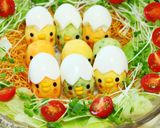 ✿ピヨピヨ♪ひよこの揚げ麺サラダ✿作り方9写真