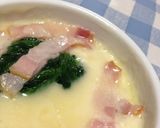 ほうれん草とベーコンのココットカマン作り方3写真