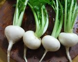 小かぶのにんにくソテー作り方1写真