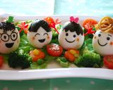 ニコニコ☆たまごファミリーのサラダ作り方8写真