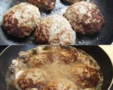 大豆入り＊和風煮込みハンバーグ作り方3写真