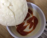 チーズたっぷりピザ風ココットカマン♩作り方1写真