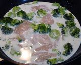 簡単！ムネ肉とブロッコリーのクリーム煮作り方5写真