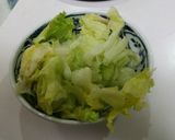レタスの温サラダ作り方1写真