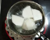 離乳食☆中期　かぶとほうれん草のおじや作り方1写真
