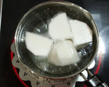 離乳食☆中期　かぶとほうれん草のおじや作り方1写真