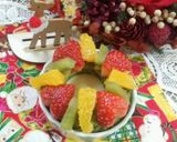 リースケーキ&フルーツ☆クリスマスカマン作り方3写真