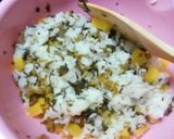 高菜とたくあんのチャーハン作り方4写真