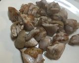 チキンと海老とマカロニのグラタン作り方1写真