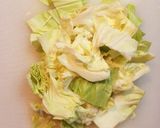 寒い日に☆キャベツと厚揚げのあっさり煮作り方1写真
