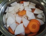 お雑煮　野菜色々お吸い物仕立て♬作り方2写真