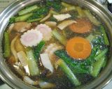 お雑煮　野菜色々お吸い物仕立て♬作り方3写真