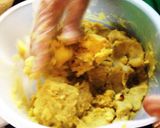 タイの屋台おやつ カノムカイノカッタァ作り方1写真