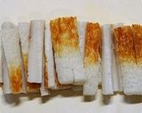 ブロッコリーの茎と人参竹輪のきんぴら作り方3写真
