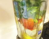 小松菜りんごレモンのグリーンスムージー作り方2写真