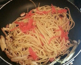 紅生姜と油揚げのめっちゃ和風パスタ作り方4写真