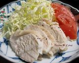 ダシダだけ!しっとり茹で鶏♡スープも旨し作り方6写真