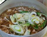 ねぎたっぷりのあったか肉うどん作り方8写真