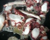 長いもとゆでダコのオーロラソース添え作り方4写真