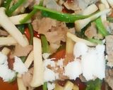 ご飯が進むエリンギピーマン豚肉の甘辛炒め作り方3写真