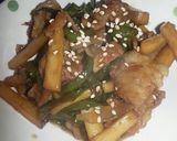 ご飯が進むエリンギピーマン豚肉の甘辛炒め作り方6写真