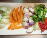 たっぷり野菜で健康スープ作り方1写真