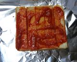 パンの耳でピザトースト作り方1写真