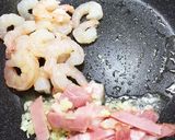 エビとブロッコリーのクリームパスタ作り方1写真