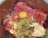 野菜たっぷりトマト缶煮込みハンバーグ作り方1写真