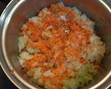 野菜たっぷりトマト缶煮込みハンバーグ作り方3写真