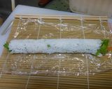 わさび菜でちょっぴり辛い大人の野菜寿司作り方4写真