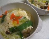 鍋の残り野菜であんかけ豆腐作り方8写真