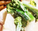 カブとブロッコリーの胡麻マヨネーズ和え作り方4写真
