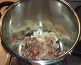 とり肉入りお粥作り方1写真
