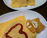 おやすみジバニャンのオムライス作り方7写真