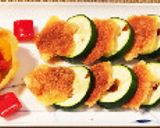 パリパリチーズ煎餅で★ズッキーニの前菜作り方3写真