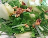 水菜とりんごのサラダ作り方5写真