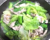 豚肉とレタスと九条ねぎの和風炒め作り方4写真