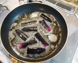 揚げナスの醤油マスタードソース和え作り方4写真