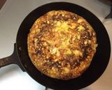 千切りキャベツ入 お好み焼き風 玉子焼き作り方7写真