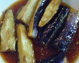 揚げナスの醤油マスタードソース和え作り方6写真