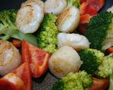 ホタテ&ブロッコリーのオイマヨバター♬作り方7写真