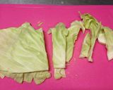 キャベツとニラの中華風炒め作り方1写真